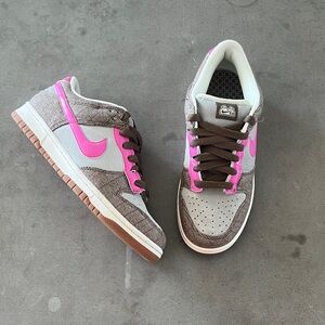 Women's 2008 Nike Dunk Low SB 6.0 Pink and Brown Size 8.